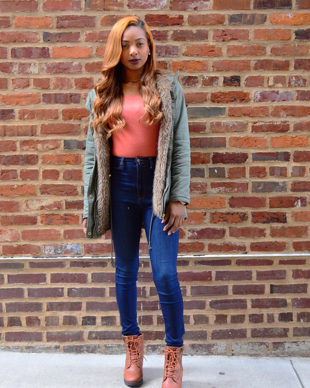 coral, denim, and autumn layers · november 10, 2017