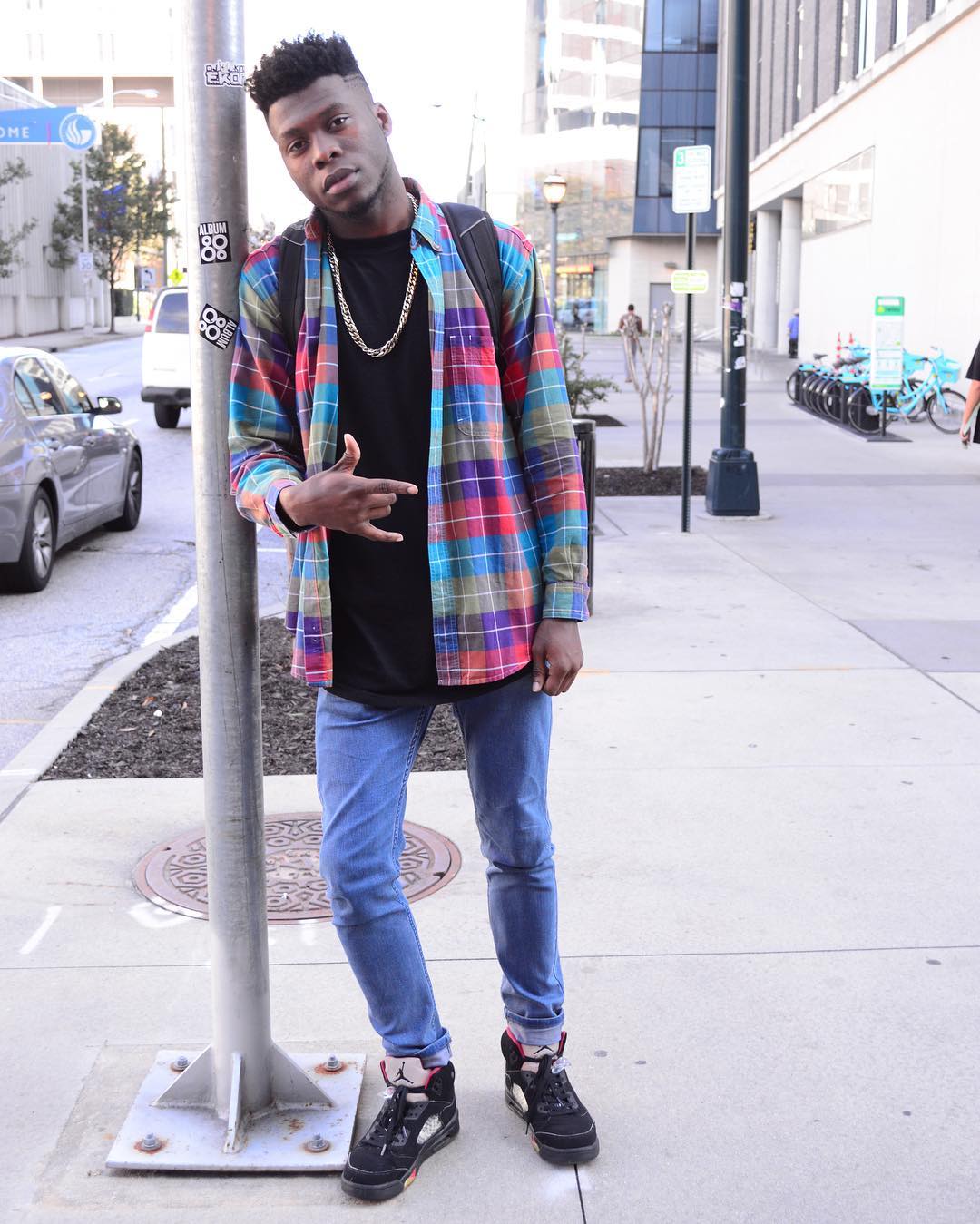 a plaid layer for downtown · november 3, 2017
