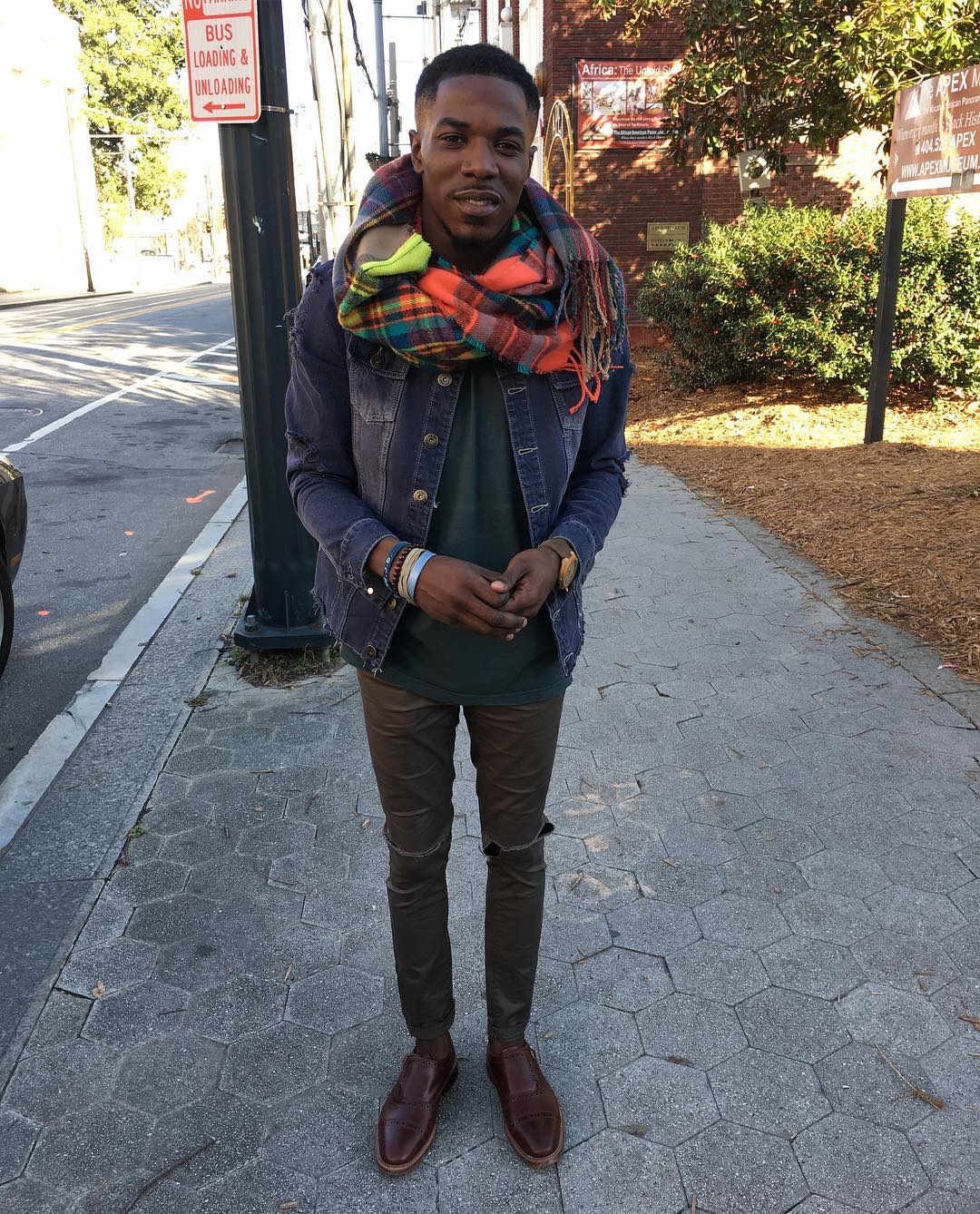 on the street · downtown altanta · february 3, 2017