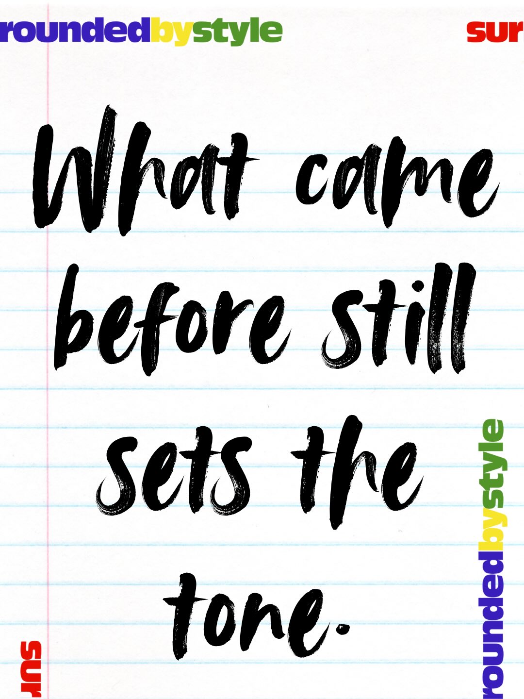 what came before still sets the tone · may 2, 2026