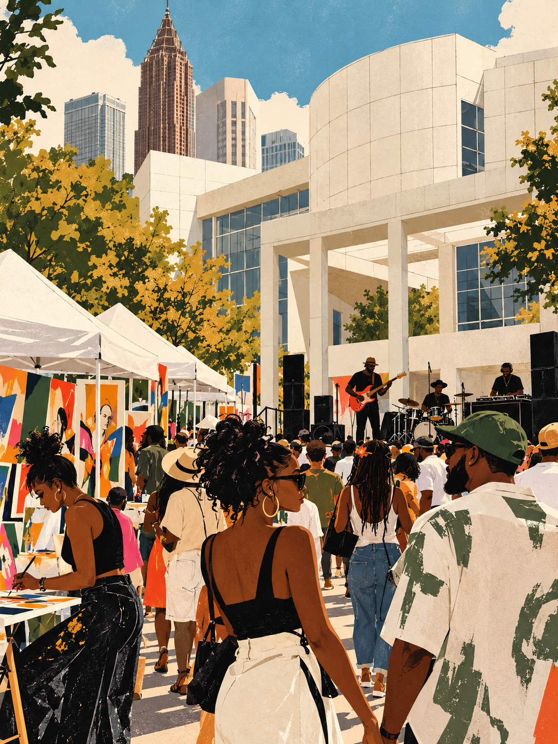 the high celebrates 100 years with a peachtree street block party