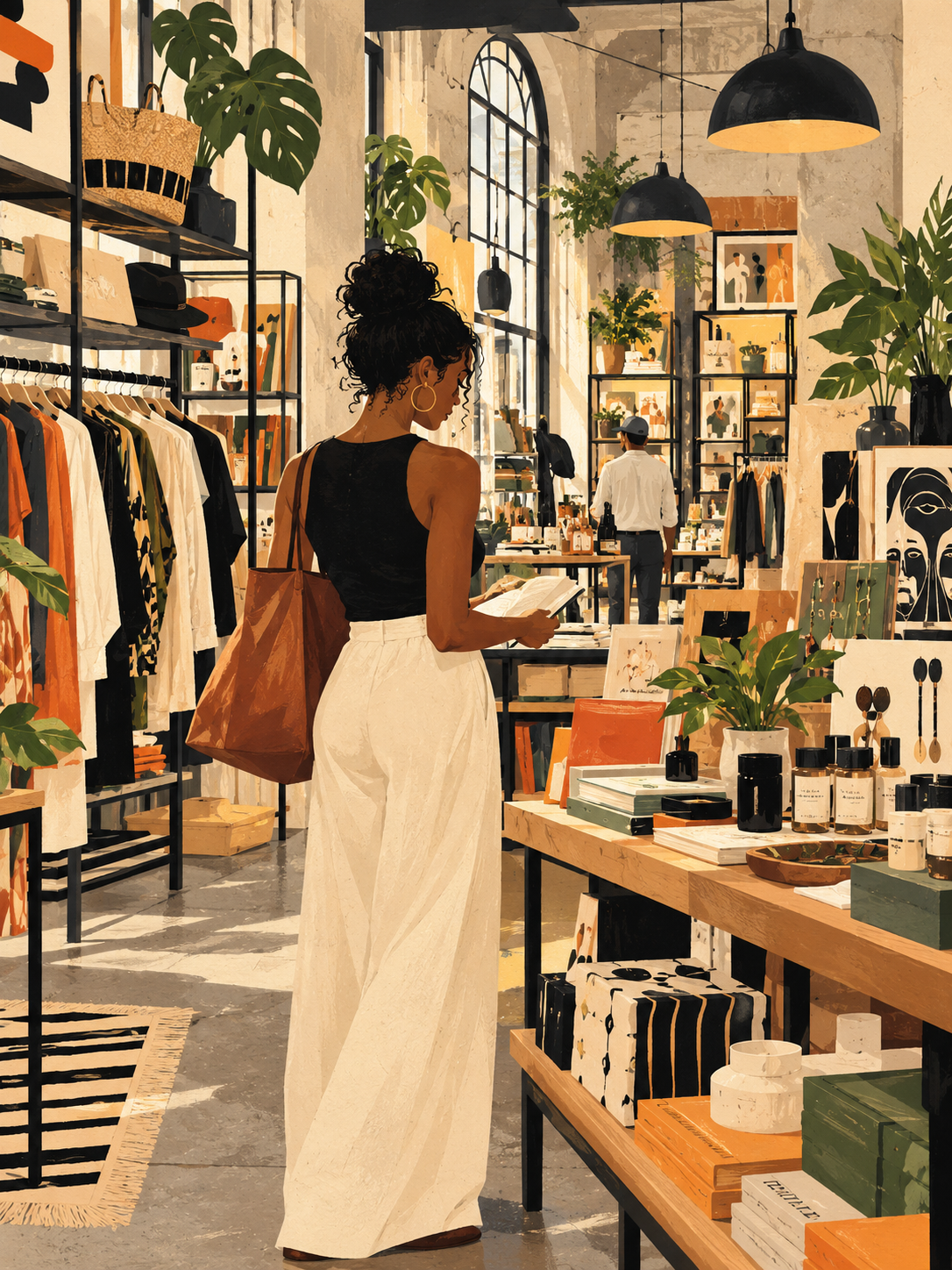 one storefront opens into many brands