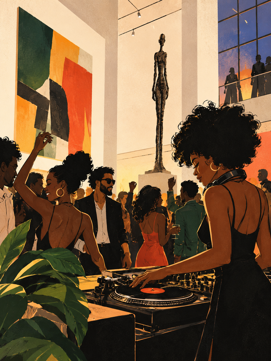 high frequency friday brings club fro to the museum